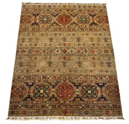 Afghaans Khorjin Tapijt 156 x 202 cm | Handgemaakt | 100% Wol