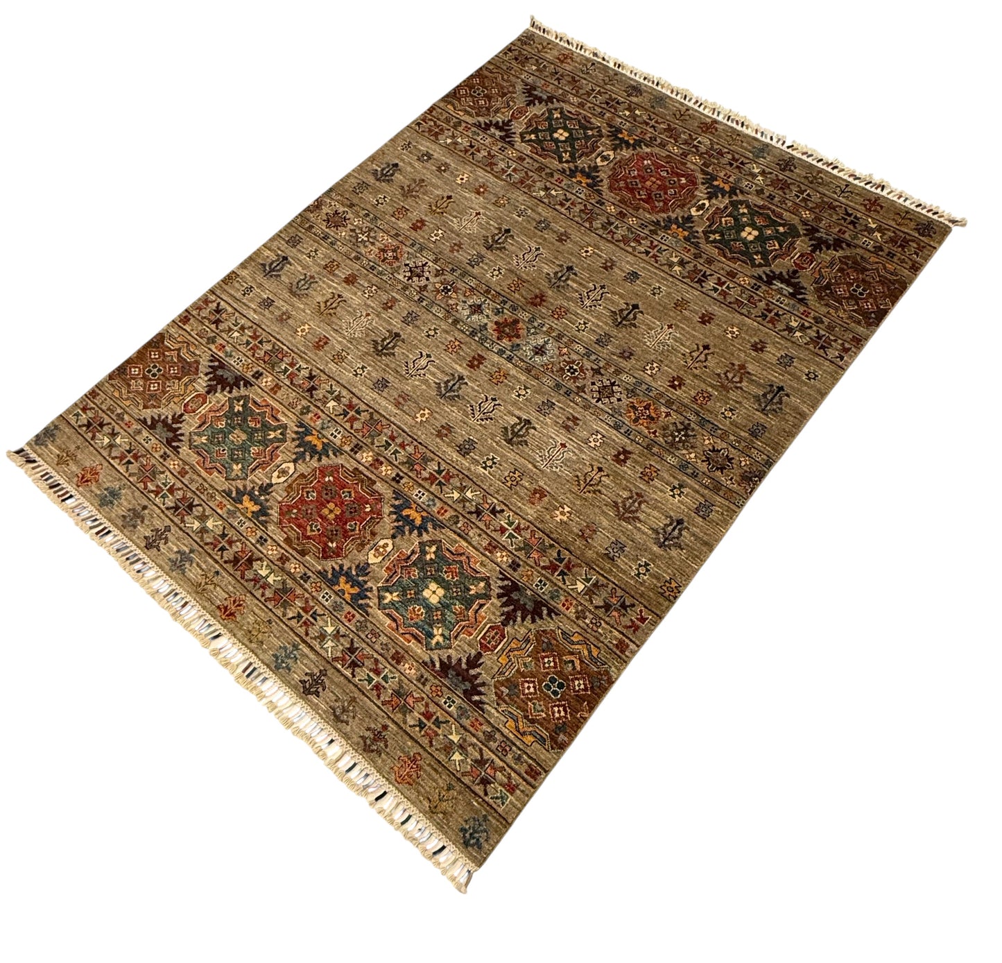 Afghaans Khorjin Tapijt 156 x 202 cm | Handgemaakt | 100% Wol