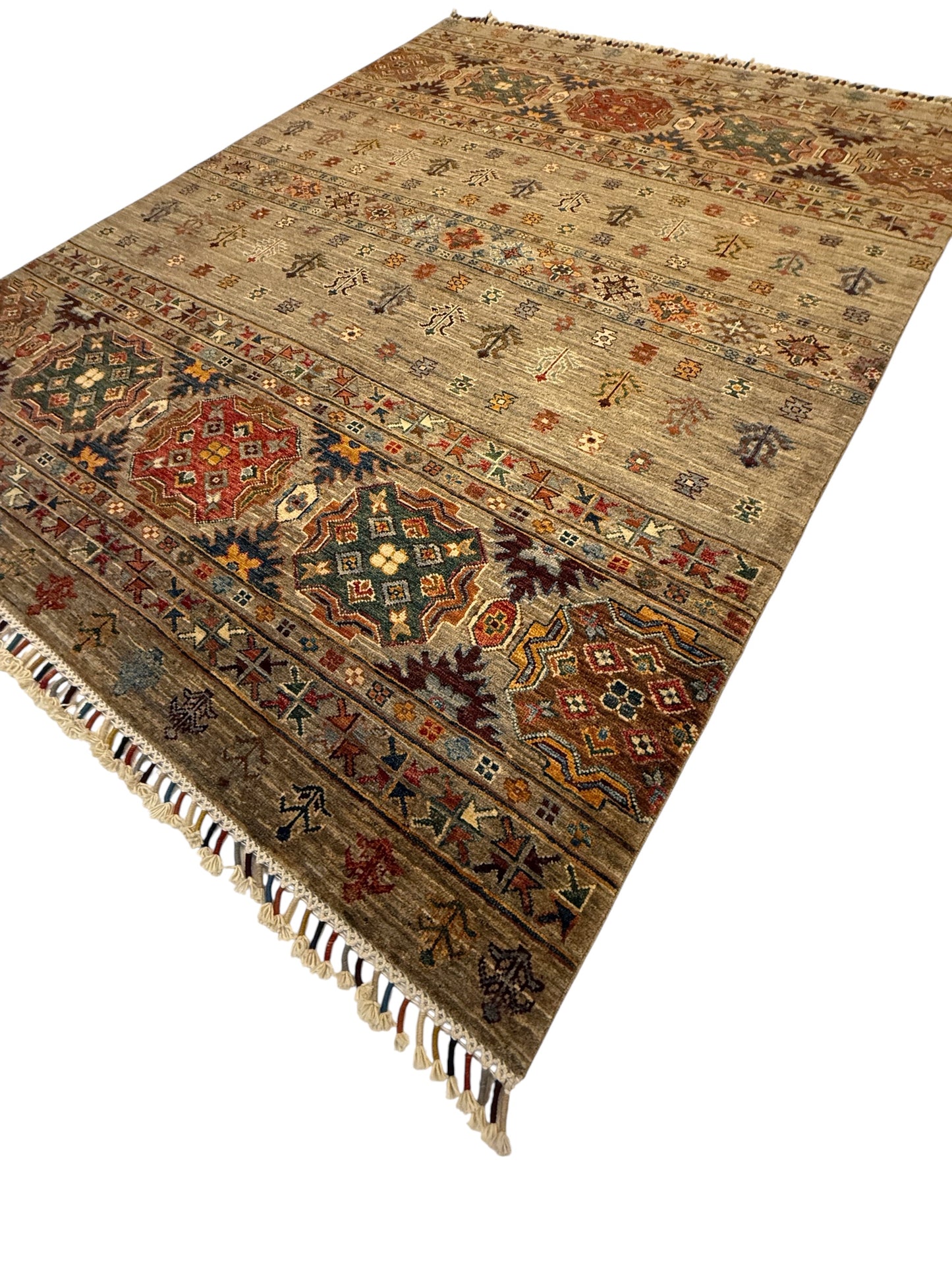 Afghaans Khorjin Tapijt 156 x 202 cm | Handgemaakt | 100% Wol