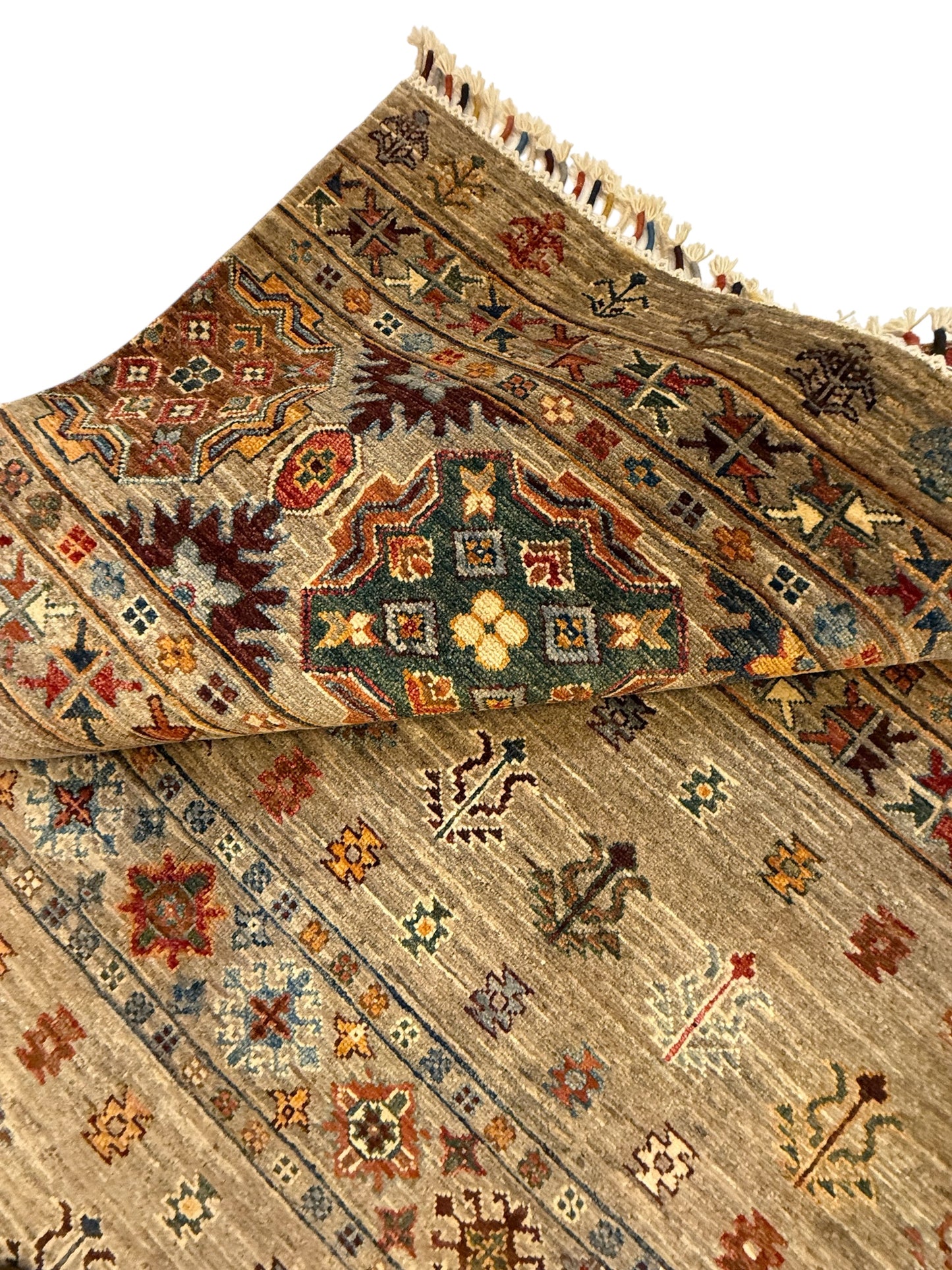 Afghaans Khorjin Tapijt 156 x 202 cm | Handgemaakt | 100% Wol