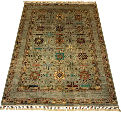 Afghaan Sultani Tapijt 154 x 200 cm – Handgeknoopt 100% Wol