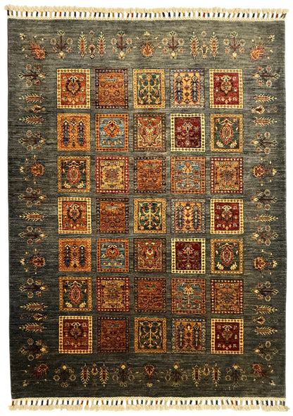 Gabbeh Bakhtiar Tapijt 152 x 206 cm – Handgeknoopt Afghaans Wol