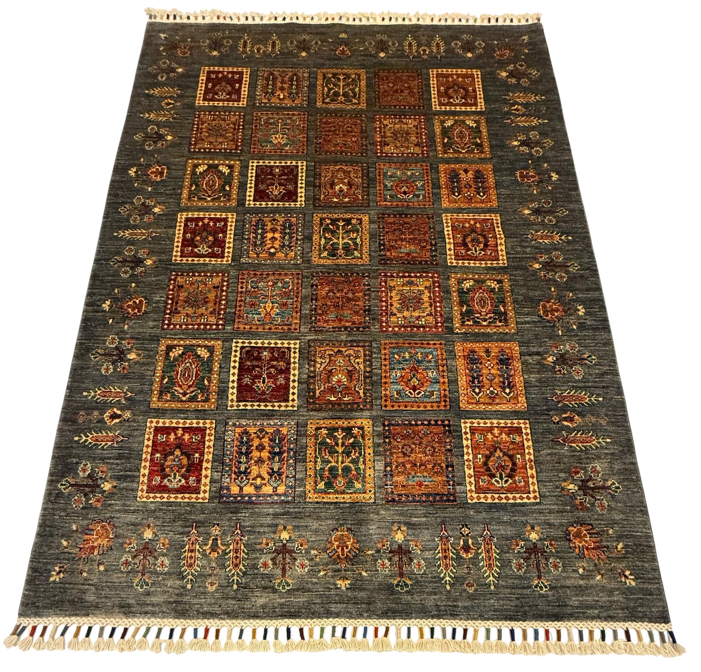 Gabbeh Bakhtiar Tapijt 152 x 206 cm – Handgeknoopt Afghaans Wol