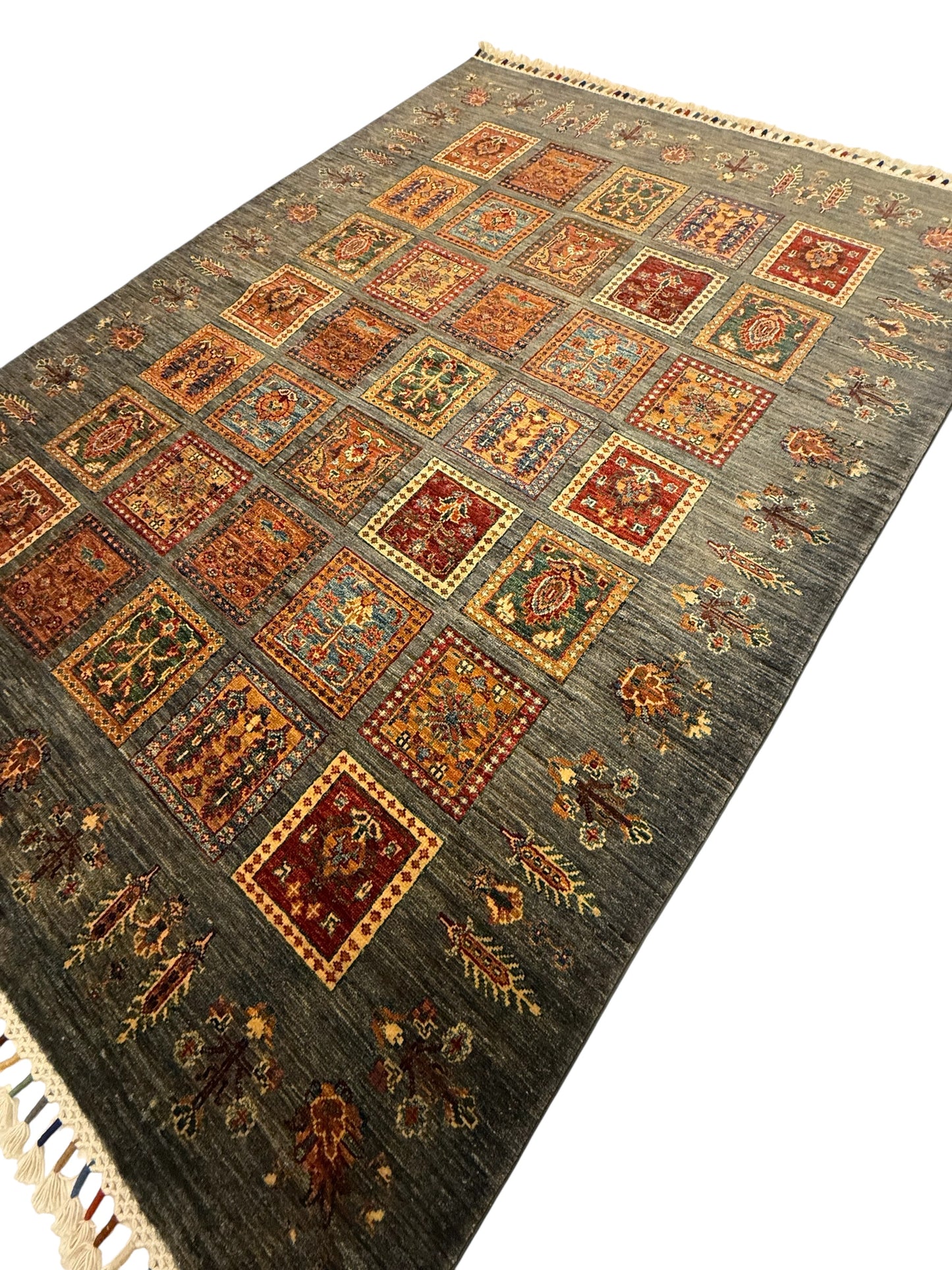 Gabbeh Bakhtiar Tapijt 152 x 206 cm – Handgeknoopt Afghaans Wol