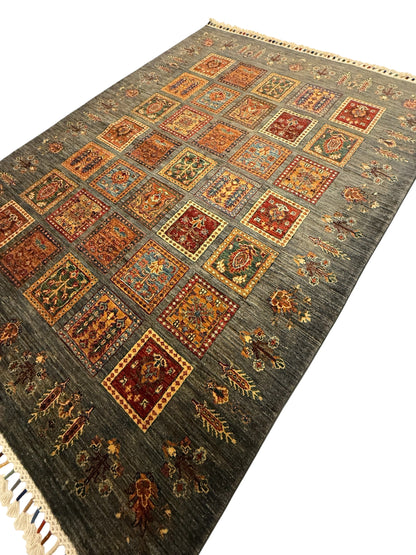 Gabbeh Bakhtiar Tapijt 152 x 206 cm – Handgeknoopt Afghaans Wol