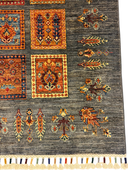 Gabbeh Bakhtiar Tapijt 152 x 206 cm – Handgeknoopt Afghaans Wol