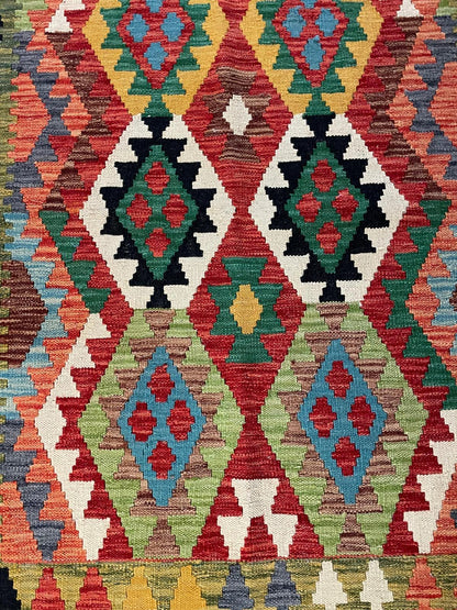 Afghaanse Kelim 101 x 148 cm | Handgeweven | 100% Schapenwol