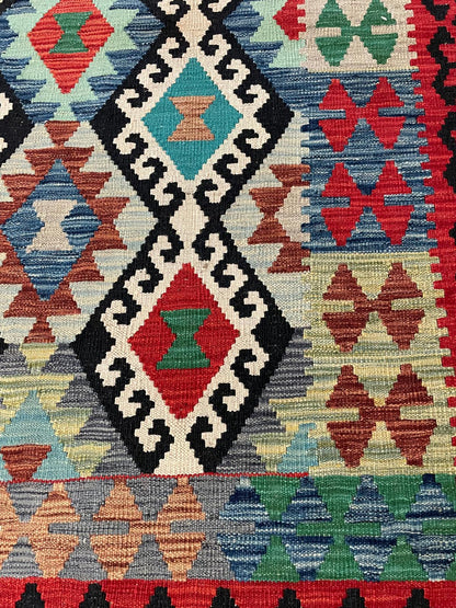 Afghaanse Kelim 203 x 300 cm – Handgeweven 100% Wol